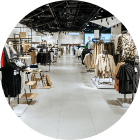 shopping inside a store